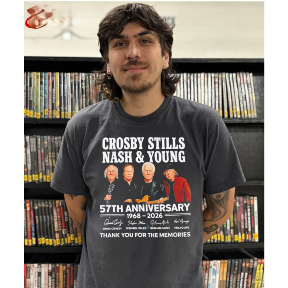 Crosby Stills Nash And Young 57th Anniversary 1968 2026 Signature Shirts